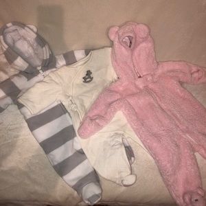 Baby bundle 3mo, warm winter wear (3) items.